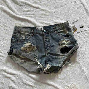 Bandits Distressed Denim Jean Shorts